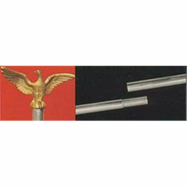 Ss Collectibles 6 ft. X .75 in. Two Piece Aluminum Flagpole with Eagle and Cord, 6PK SS2521779